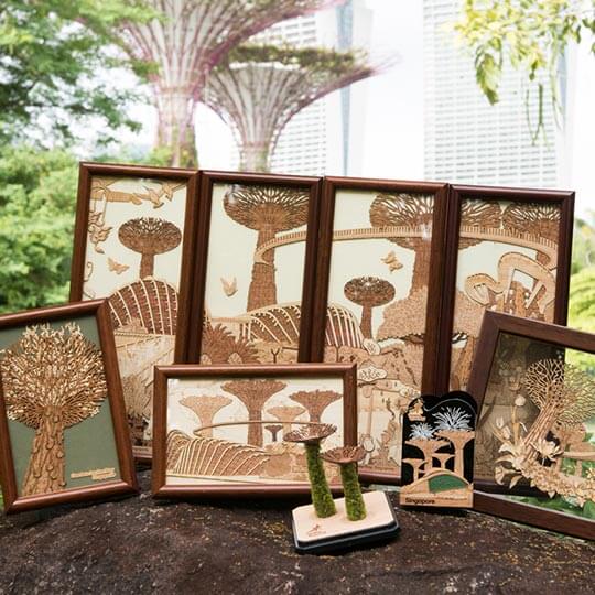 SUSTAINABLE WOOD DECORATIVES – Gardens by the Bay eShop