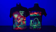 Load image into Gallery viewer, Mrtwut Panorama Aurora Glow Men’s T-shirt (Black)