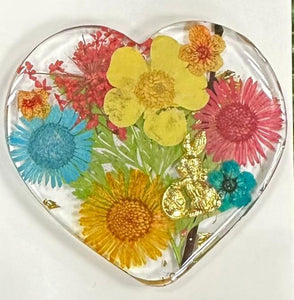 Gardens by the Bay - Merchandise Collection - Magnets -  Assorted Twig Flowers Magnet Heart