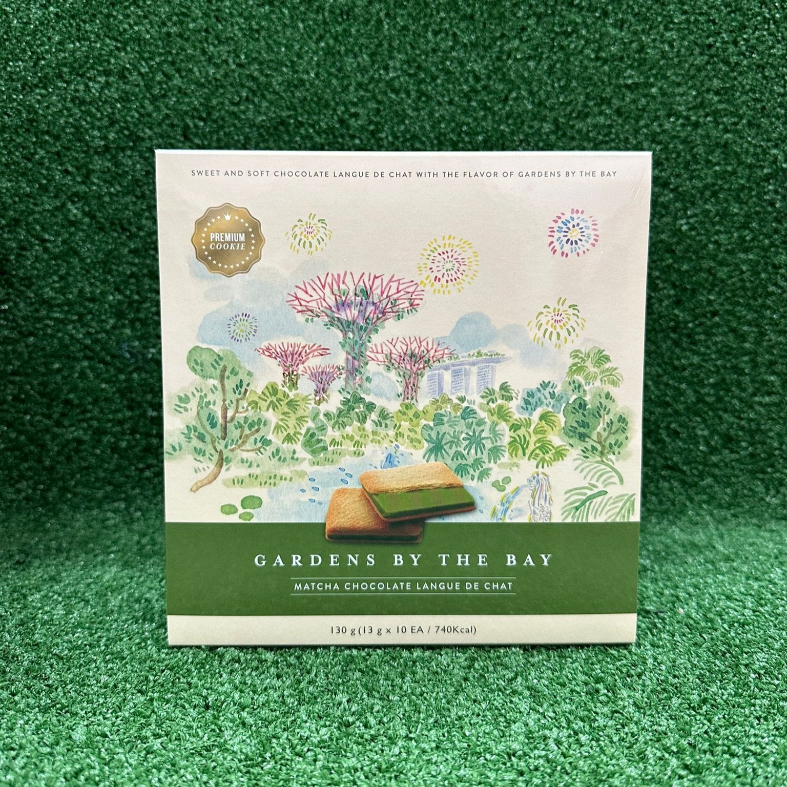 Mpf Gardens by the Bay Matcha Chocolate Langue De Chat – Gardens