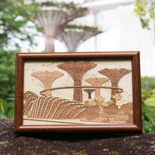 Load image into Gallery viewer, Gardens by the Bay - Arch Collection - 11.5 X 17.5CM CONNECTS TO THE WORLD FRAME
