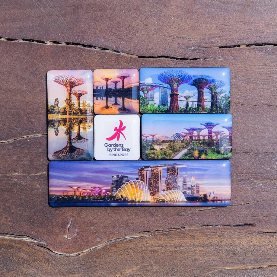 Gardens by the Bay - Gardens by the Bay Magnet Collection - SCENERY PUZZLE MAGNET 