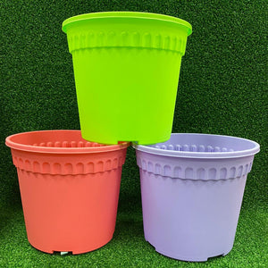 Gardens by the Bay – Plant Collection - Gardening Supplies - Medium Assorted Colors Pot (Set of 3pcs)