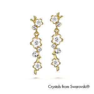 Gardens by the Bay - Costume Jewellery Collection - Blossom Earrings made with SWAROVSKI® Crystals