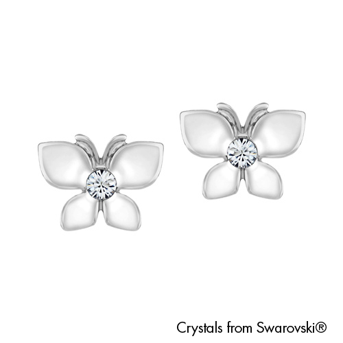 Gardens by the Bay - Costume Jewellery Collection - Butterfly Earrings made with SWAROVSKI® Crystals
