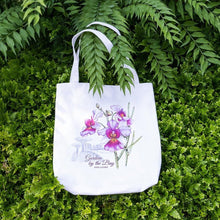 Load image into Gallery viewer, Gardens by the Bay - Ladies Collection - CITYINAGARDENWITHVANDAMISSJOAQUIMCOTTONTOTEBAG
