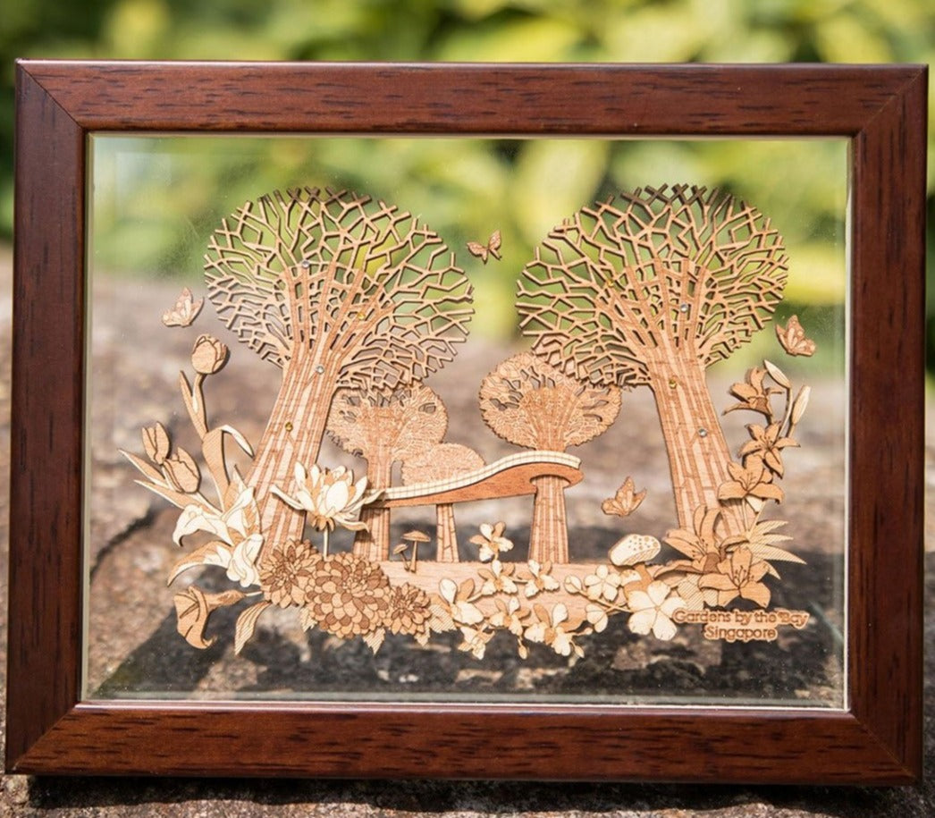 SUSTAINABLE WOOD DECORATIVES – Gardens by the Bay eShop