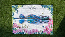 Load image into Gallery viewer, Gardens by the Bay - Floral Collection - GARDENS BY THE BAY MARINE WITH FLORAL TEA TOWEL
