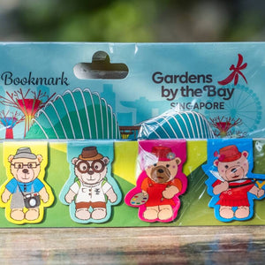 Gardens by the Bay - Gardens by the Bay Bear Collection - GARDENS BY THE BAY RESIDENT BEARS BOOKMARKS (SET OF 5)