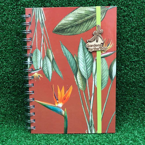 Gardens by the Bay - Merchandise Collection - Stationeries - Sustainable Wood Stationeries - Gardens Birds of Paradise A5 Notebook