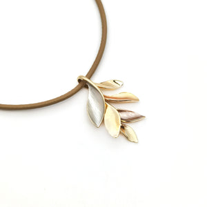 Gardens by the Bay - Fashion Costume Jewellery - Olive Leaf Necklace