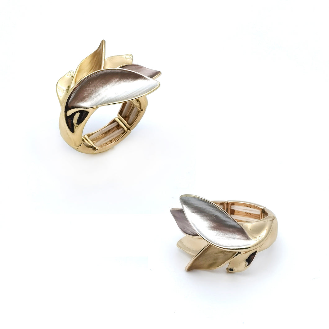 Gardens by the Bay - Fashion Costume Jewellery - Olive Leaf Ring
