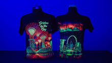 Load image into Gallery viewer, Mrtwut Panorama Aurora Glow Men’s T-shirt (Black)
