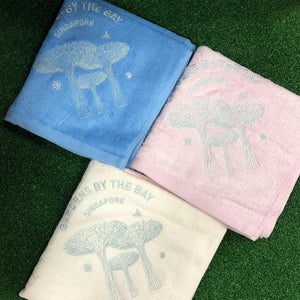 Gardens by the Bay - Household Collection - BAMBOO FABRIC TOWEL WITH EMBROIDERY (70X140CM)