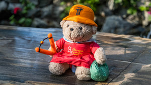 Gardens by the Bay - Gardens by the Bay Bear Collection - PLAYFUL PRISCA WITH CATAPULT (10 INCH)
