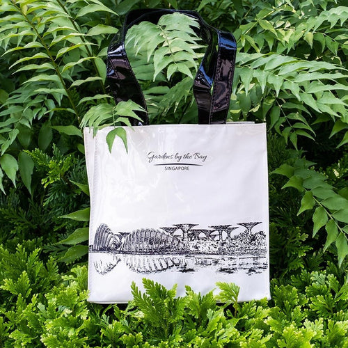 Gardens by the Bay - Ladies Collection - PVCTOTEBAGGARDENSBYTHEBAYSCENERY_CREAM