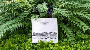 Mrtwbp PVC Tote Bag Gardens By The Bay Scenery (Cream)