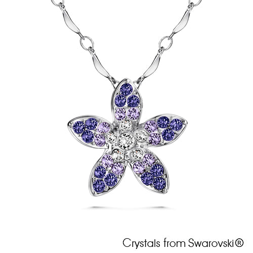 Swarovski tanzanite clearance necklace