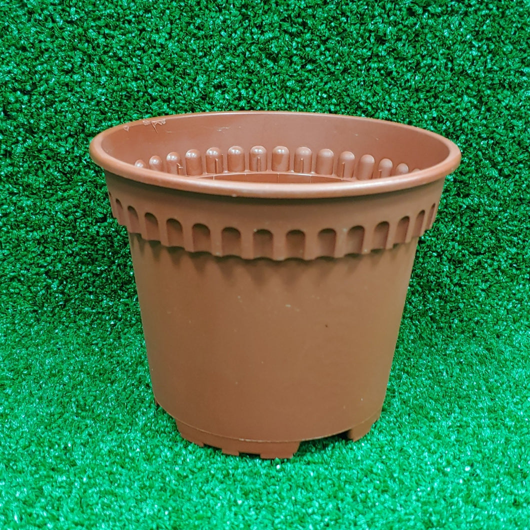 Gardens by the Bay - Gardening Supplies - RD-120 Smoky Brown Plastic Pot  