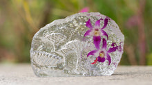 Load image into Gallery viewer, Mdspo Scenery Preserved Dendrobium Orchid Paperweight (Medium)
