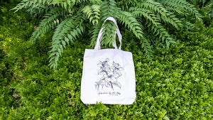 Mrtwbp Supertrees With Sakura Cotton Tote Bag