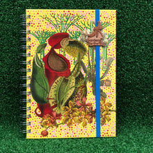 Load image into Gallery viewer, Gardens by the Bay - Merchandise Collection - Stationeries - Sustainable Wood Stationeries - Supertrees with Nepenthes A5 Notebook
