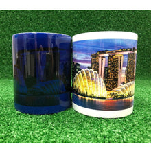 Load image into Gallery viewer, Gardens by the Bay - Merchandise Collection - Home Ware - Household - Mhwh City in a Garden Evening Blue Colour Changing Mug_2
