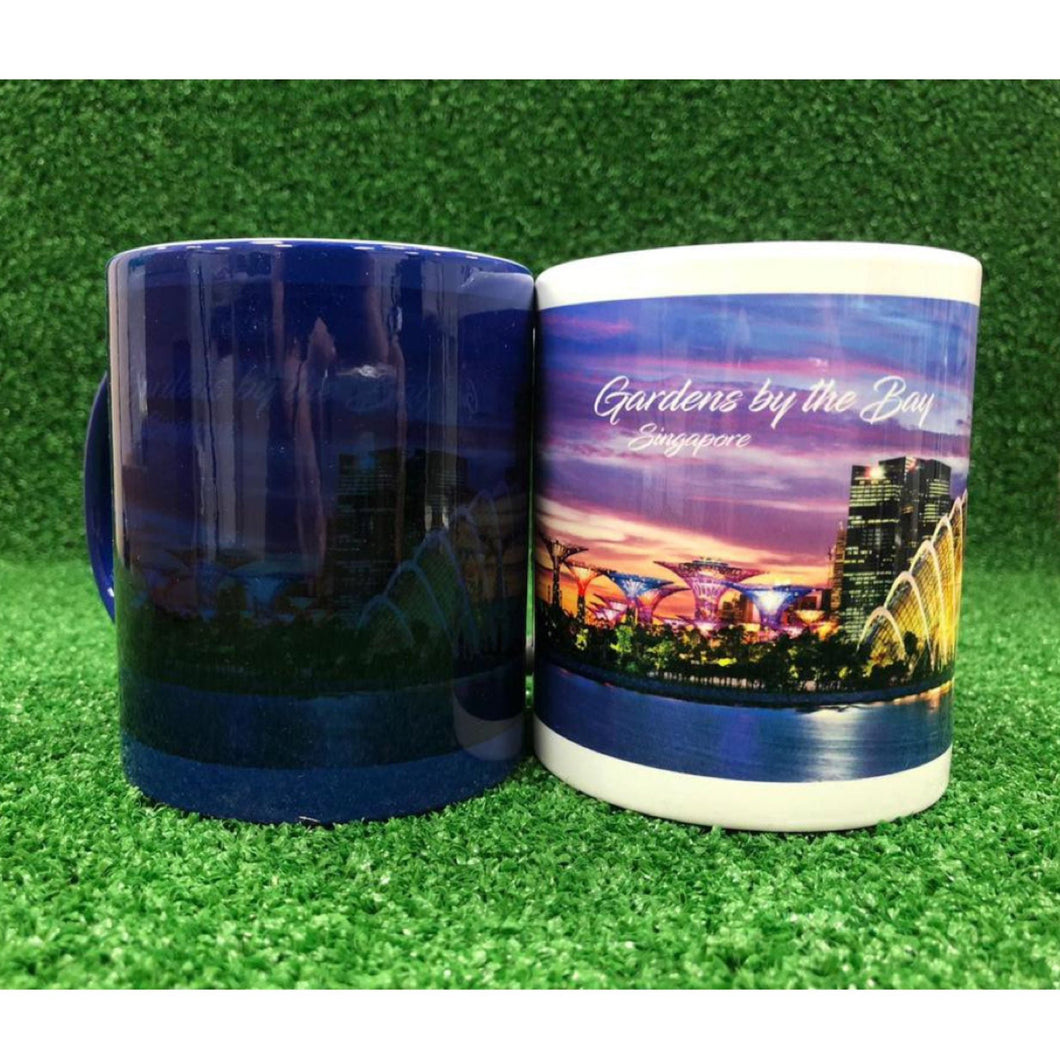 Gardens by the Bay - Merchandise Collection - Home Ware - Household - Mhwh City in a Garden Evening Blue Colour Changing Mug