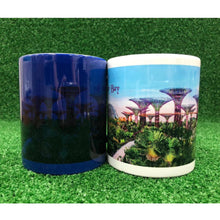 Load image into Gallery viewer, Gardens by the Bay - Merchandise Collection - Home Ware - Household - Mhwh Sunset Scenery Blue Color Changing Mug_2
