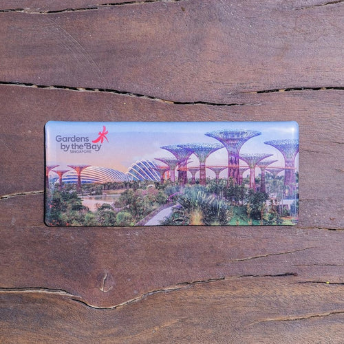 Gardens by the Bay - Gardens by the Bay Magnet Collection - SUNSET SCENERY EPOXY MAGNET (LONG)